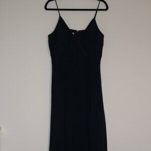 Birdy Grey Kaia Chiffon Bridesmaid Dress with pockets in Navy Blue Size XL